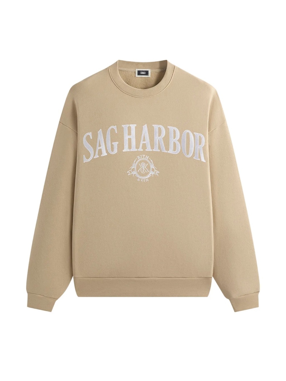 NWT Kith Sag Harbor Beige Crewneck Sweatshirt